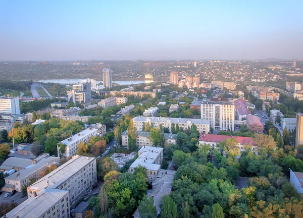 Şehir, donetsk, Ukrayna'nın görünümü — Stok fotoğraf