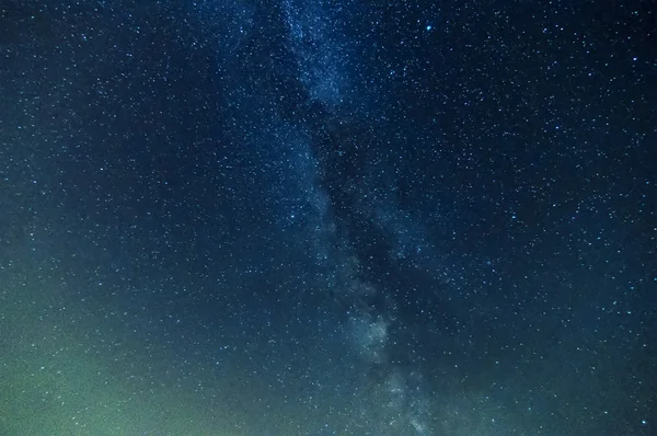 Vía láctea en el cielo nocturno, fondo natural abstracto — Foto de Stock