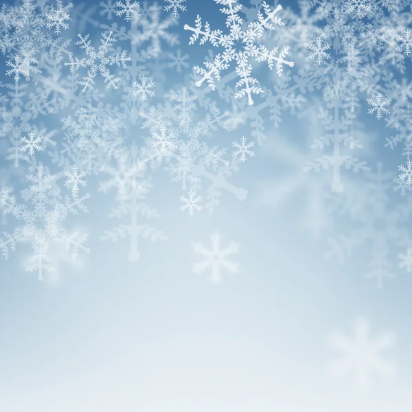 Текстура снежинки, декоративный зимний фон — стоковое фото
