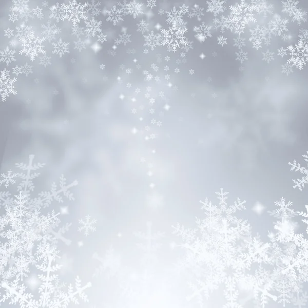 Snowflake texture, decorative winter background — Stock Photo, Image