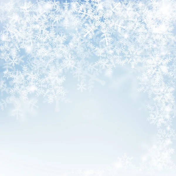 雪花纹理，装饰冬季背景 — 图库照片