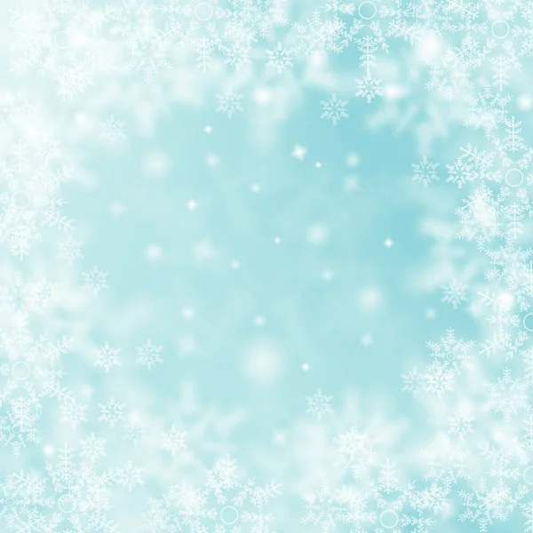 Текстура снежинки, декоративный зимний фон — стоковое фото