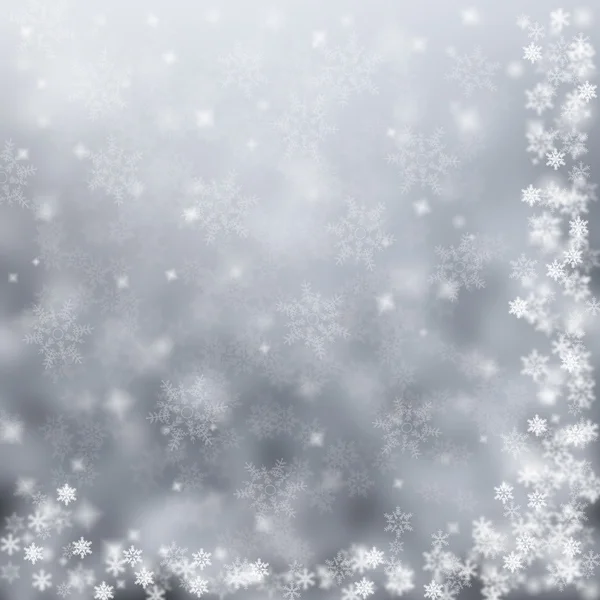 雪花纹理，装饰冬季背景 — 图库照片