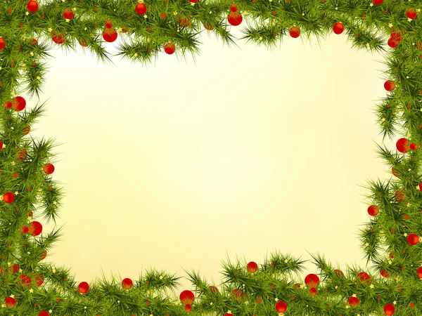 Winter  background with   branches of Christmas tree and place f — Stock Photo, Image