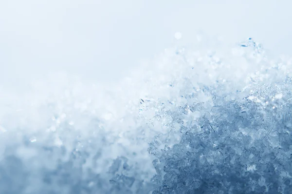 Primo piano texture neve, naturale bacino di Natale — Foto Stock