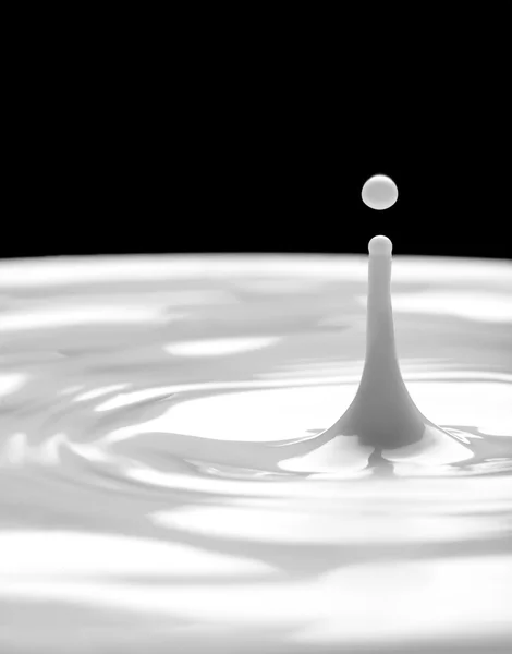 Closeup stropire de lapte, fundal natural — Fotografie, imagine de stoc
