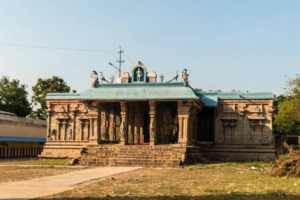 Kumbakonam Tamil Nadu India Febrero 2020 Sala Mandapa Antiguo Templo —  Fotos de Stock