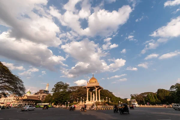 Mysuru Karnataka Indien Januar 2019 Großer Blauer Himmel Über Dem — Stockfoto