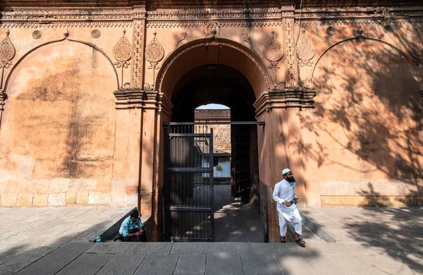 Bangalore Karnataka Inde Janvier 2019 Porte Entrée Voûtée Ancien Fort — Photo