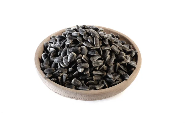 Sunflower Seeds White Background — Stock Photo, Image