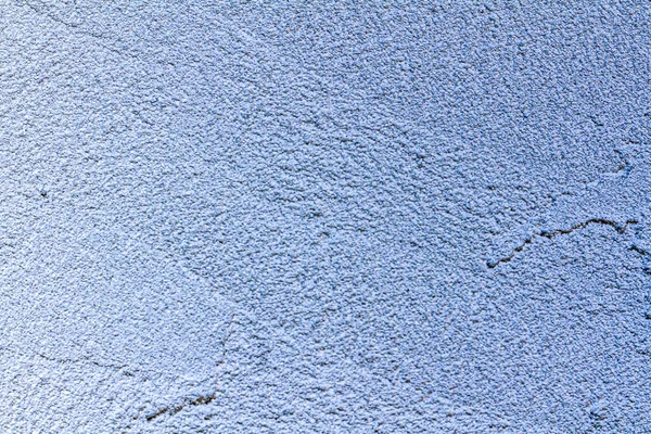 Abstract Brede Hoek Lichtblauw Stucwerk Achtergrond Wandgebouw Close Ruwe Oppervlaktegips — Stockfoto