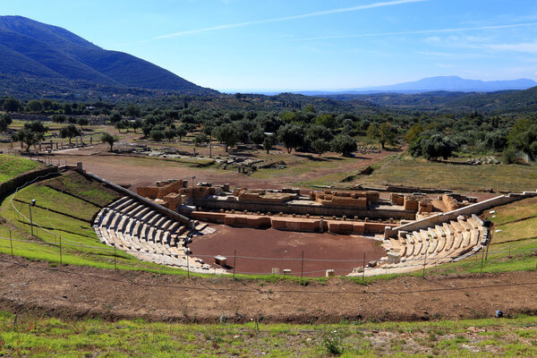Ancient theater of Messini, Greece