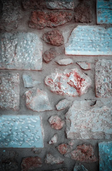 ヴィンテージの石造り壁の背景 — ストック写真