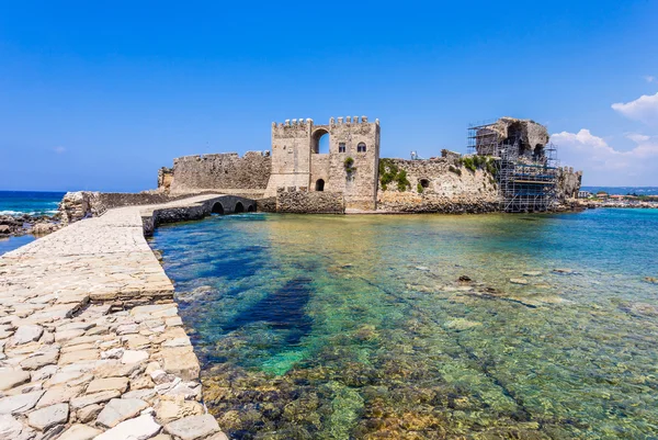 Methoni venetianska fästningen i Peloponnesos, Messenien, Grekland. — Stockfoto