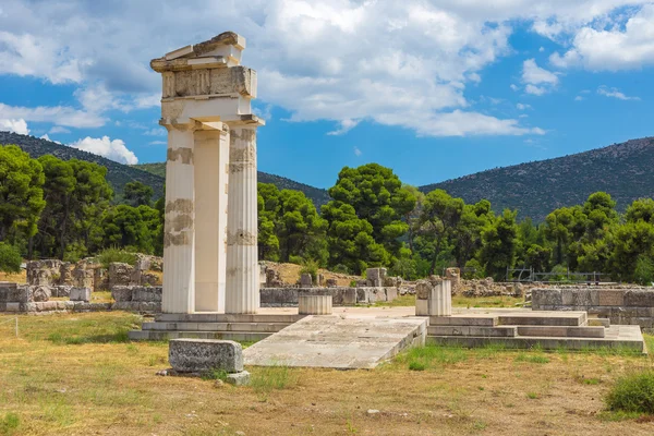 Ruinerna av Asclepeion, Argolida, Grekland — Stockfoto