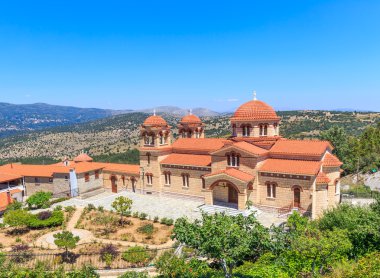 Hıristiyan Ortodoks Manastırı'Malevi, Peloponnese, Yunanistan