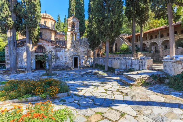 Monastero bizantino a Kaisariani, Atene — Foto Stock