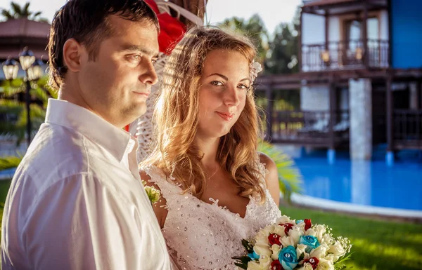 Ceremonie van het huwelijk in Griekenland — Stockfoto