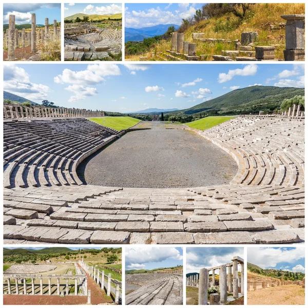 Collage de l'ancienne Messine, Grèce — Photo
