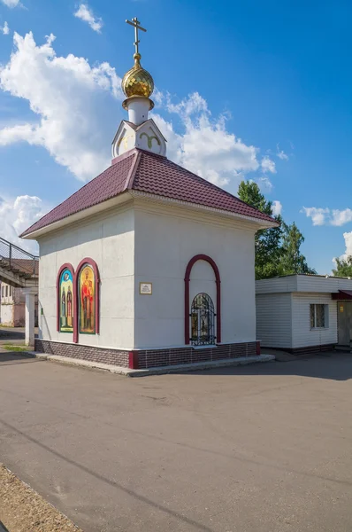 ロシア。ムロム。聖ニコラスの鉄道駅の礼拝堂 — ストック写真