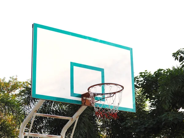 篮球圈笼 — 图库照片