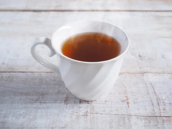 White vintage cup of tea — Stock Photo, Image