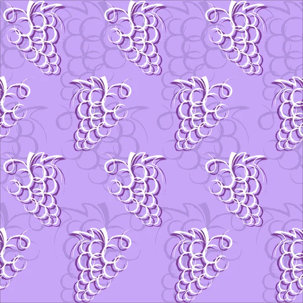 Grape pattern — Stock Vector