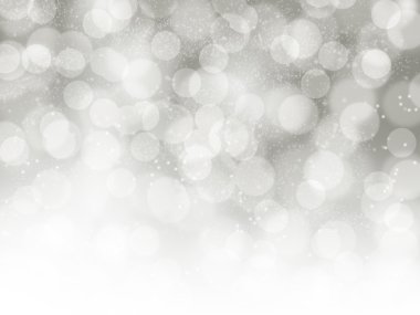 Gri hafif bokeh X'mas arka planı için