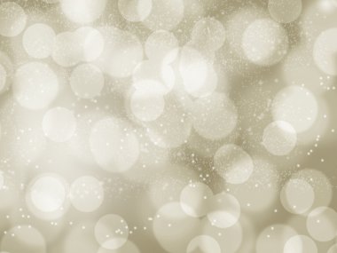 Altın ışık bokeh X'mas arka planı için