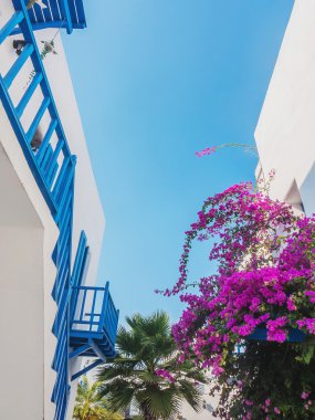 Modern beyaz renkli resim detay ile bina