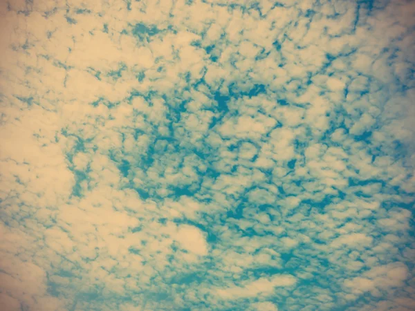 Cielo azul y nube vintage — Foto de Stock