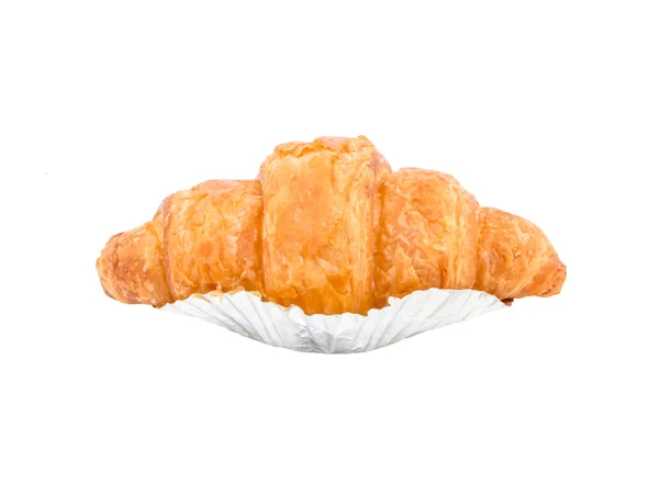 Pan de croissant aislado —  Fotos de Stock