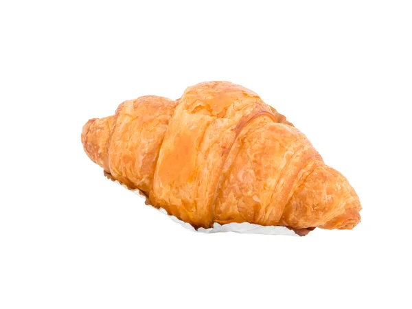 Pão de croissant isolado — Fotografia de Stock