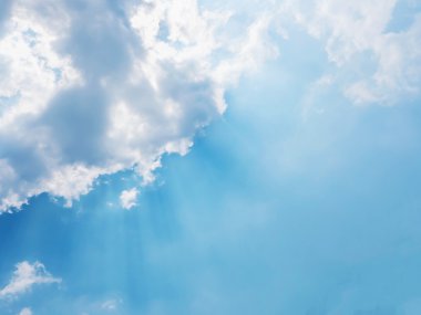 yağmur daha önce mavi gökyüzü