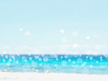 ufuk plaj arka plan bokeh ile