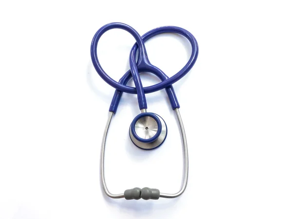 Blue stethoscope — Stock Photo, Image