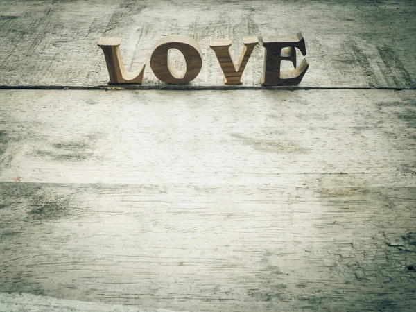 Parola di legno "Amore " — Foto Stock