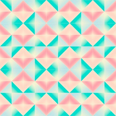 Pastel renkler, arkaplan ve dokuda dekorasyon için geometrik desen çizimi