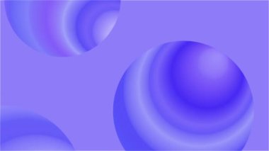 pembe ve mor renkli çemberlerle soyut bir arkaplan canlandırması