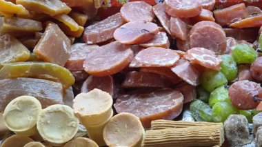 Meksika, Toluca 'dan çeşitli geleneksel ve tipik tatlılar.