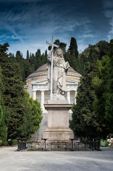 Sekce hřbitov Staglieno — Stock fotografie