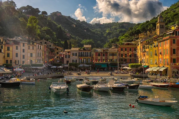 Portofino is one of the most famous tourist destinations — Stock Photo, Image