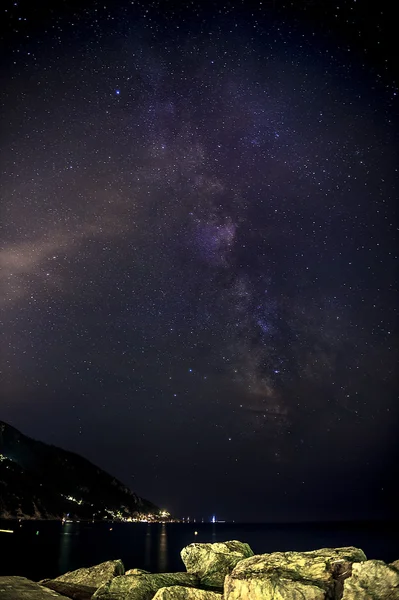 Vintergatan Stockbild
