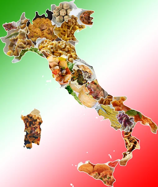 Italienska rätter Royaltyfria Stockbilder