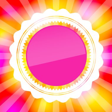 Retro renkli parlak arka plan