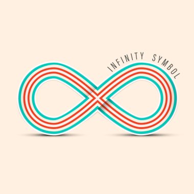 Sonsuzluk Sembol Vektör Tasarımı - Sonsuz Simge