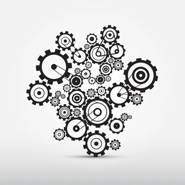 KPV - Gears illustratie vector — Stockvector