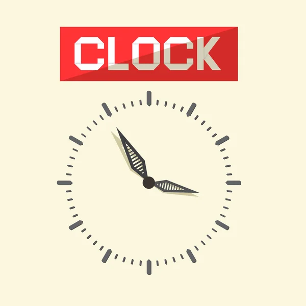 Illustrazione astratta orologio vettoriale — Vettoriale Stock