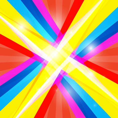 Abstract Colorful Retro Shiny Colorful Background clipart
