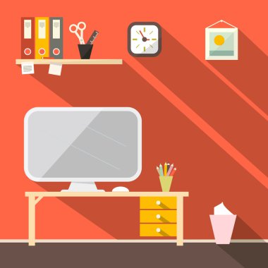 Oda - Office vektör çizim eğitim